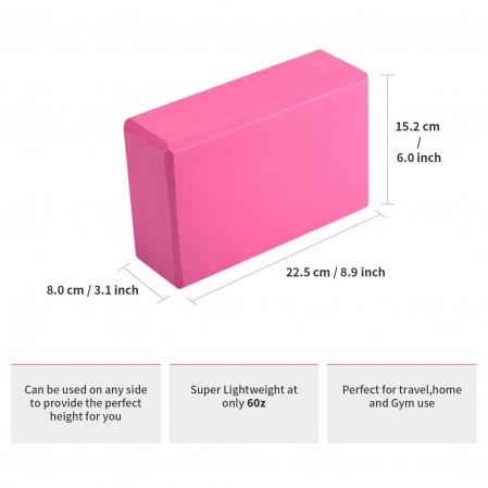 High Density EVA  Foam yoga  Blocks