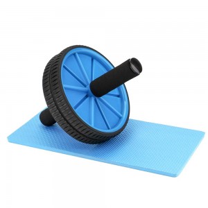 Ab Abdominal Exercise Roller  Dual Wheel with Foam Handles