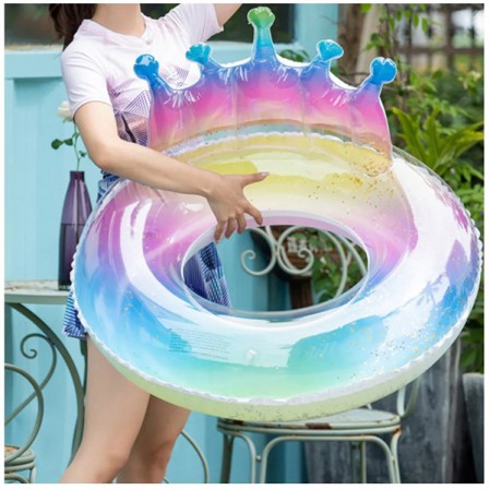 Beach Party Ring Pvc Pool Float Tube Water Ring Toys Swim Ring