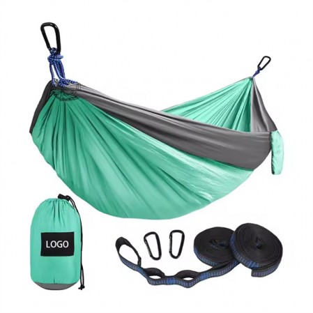 Breathable nylon parachute cloth outdoor camping hammock