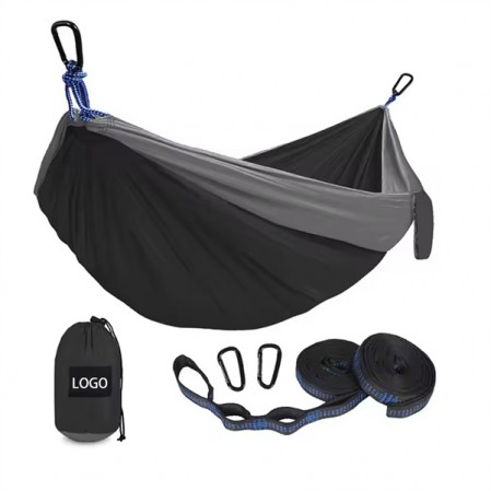 Foldable parachute nylon outdoor portable hitch camping hammock swing