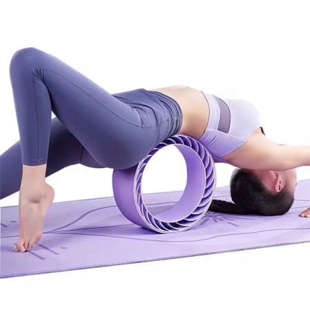 Yoga column abs stretching back yoga wheels roller for back pain