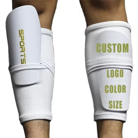 Lightweight Shin Pads Holder Football Shin Guards with Calf Sleeves