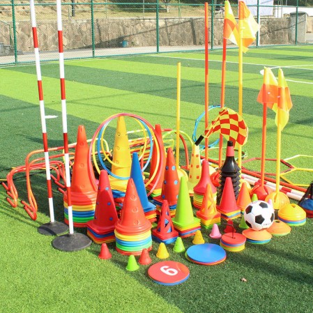 Speed Agility training equipment set hurdles rings ladder agility cones