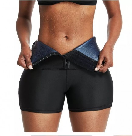 Body shaper and biker training women weight loss sweat waist trainer