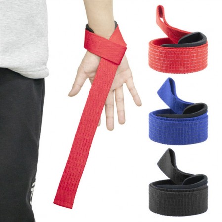 Custom Powerlifting Training Wrist Straps Fitness Weight Lifting Straps