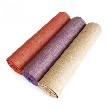 2024 New Premium Wild Hemp Gray 6mm 12 mm Jute Yoga Mat