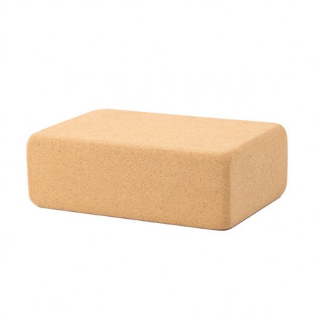 Custom Cork Yoga Block Eco-friendly High Density Cork Yoga Brick