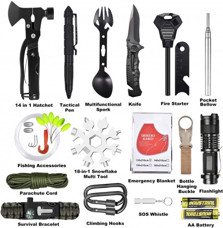 Camping Kit emergency survival kit professional survival gear