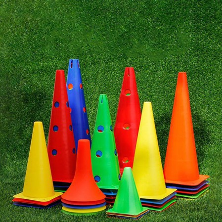 Collapsible Basketball Cones Plastic Training Agility Football Equipment