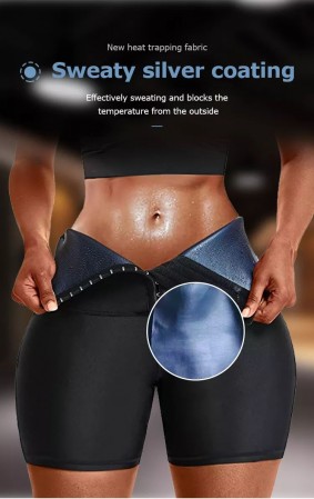 Body shaper and biker training women weight loss sweat waist trainer