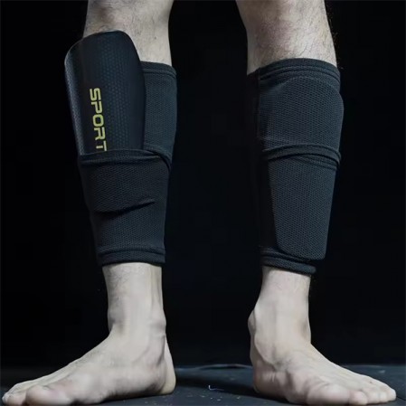 Lightweight Shin Pads Holder Football Shin Guards with Calf Sleeves