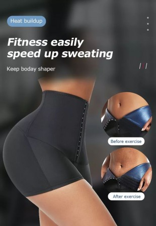 Body shaper and biker training women weight loss sweat waist trainer