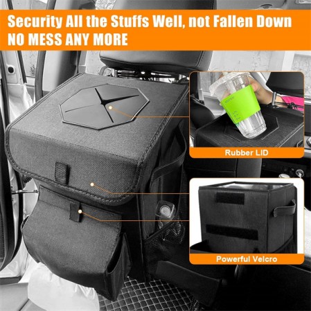 Waterproof Car Organizers Essentials Accessories Car Trash Bag Can