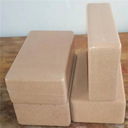 Custom Cork Yoga Block Eco-friendly High Density Cork Yoga Brick