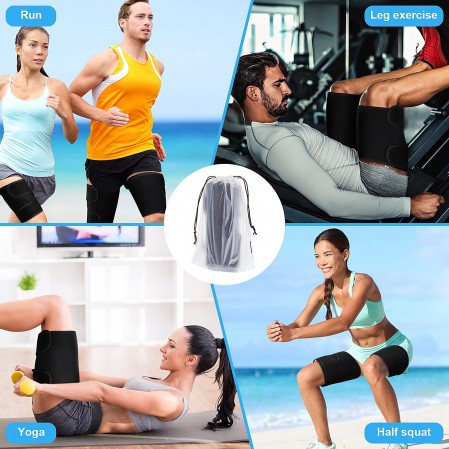 High quality fitness accessories sauna trainer body shaper neoprene Thigh Trimmers slimming suit for men and women weight lose