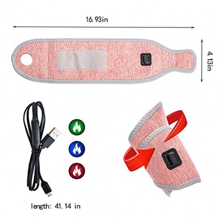 15s Fast Electric gym Heat Hand Wrist straps Heated Brace Arthritis Wrist support with Auto Shut Off Heating Pad