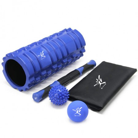 Logo customized service muscle roller foam roller massage ball spiky massage ball kit