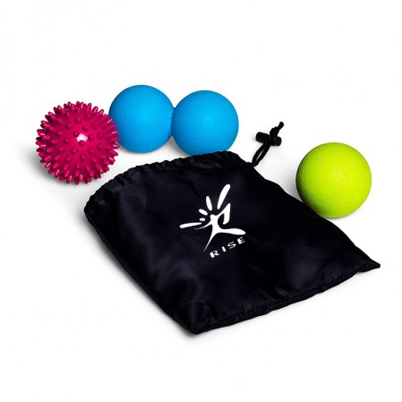 Lacrosse ball spiky ball massage ball set