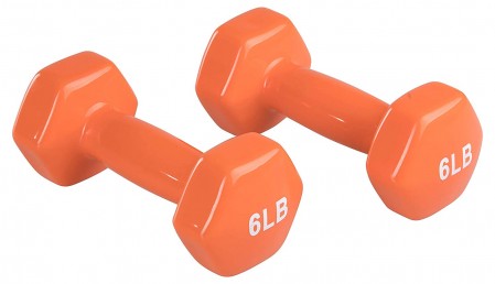 Vinyl Coated Hand Weights dumbell