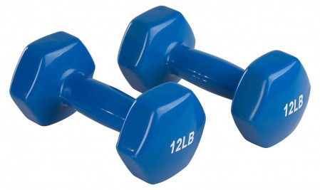 Vinyl Coated Hand Weights dumbell