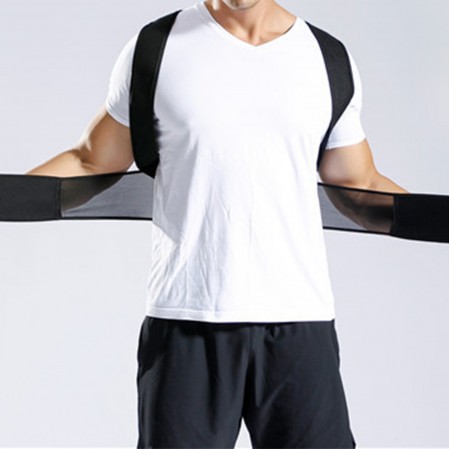 Custom Logo Size Adjustable Lumbar Back Brace Posture Corrector for men women for Improve Posture Provide and Back Pain Relief