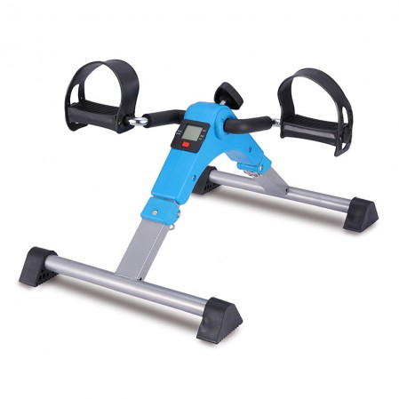 Mini Exercise Bike Folding Mini Bike Foot Pedal Exerciser for Elderly Folding Easy Cycle