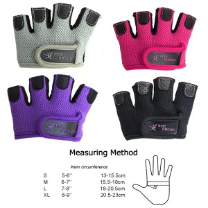 OEM factory Custom 2019 New Style half finger gloves,fitness weight lifting gym gloves