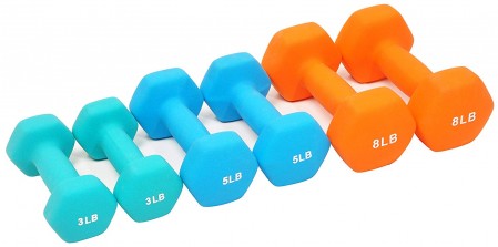 Dumbbell Hand Weight Neoprene costed  (Sold as Single Dumbbell)