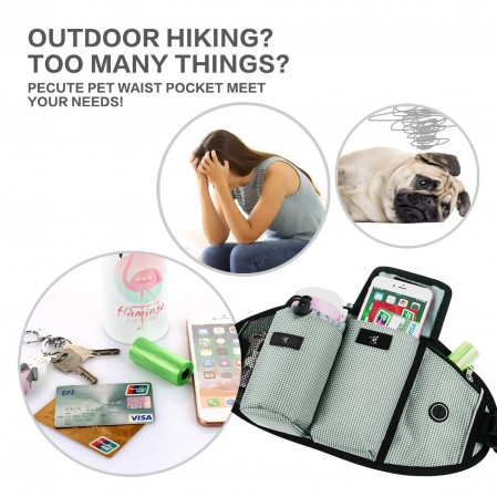 Hands Free Dog waist bag for Running