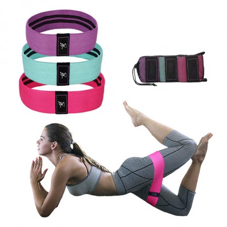 Customize body building hip band set ,glute activation,lower body booty bands