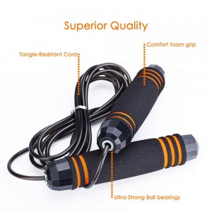 Jump Rope with Memory Foam Handles