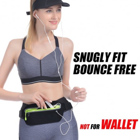 Slim Running Belt Waist Pack Exercise Waist Bag