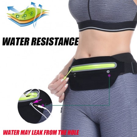 Slim Running Belt Waist Pack Exercise Waist Bag