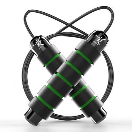 Manufacturer OEM custom logo Speed skipping Jump Rope for Exercise Tangle-Free with Ball Bearings Rapid Speed Jump Rope