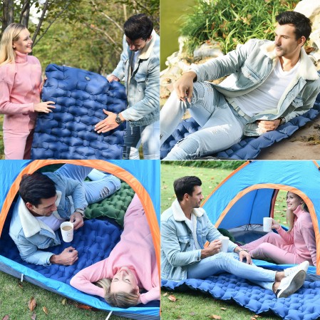 Custom Inflatable Bed Ultralight Waterproof Camping Mat for Outdoor Travel