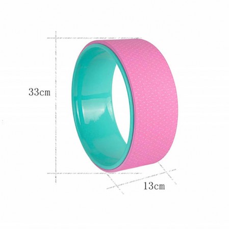 Factory OEM customize Yoga Wheel Comfortable TPE+ABS Perfect for Stretching Improving Flexibility and Backbends Yoga Wheel