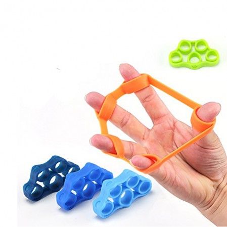 Customized Logo Latex Hand Resistance Band Hand Finger Band Extensor Exerciser Strength Trainer Gripper Set