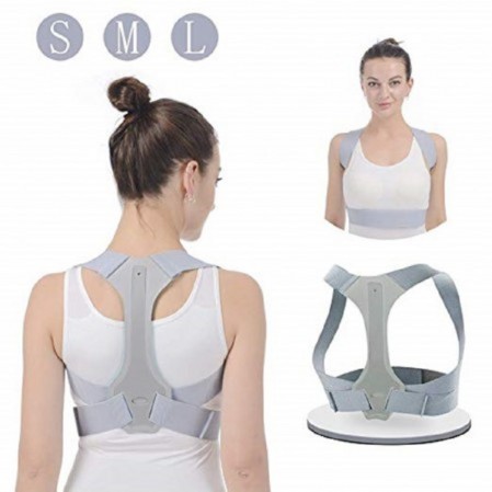 Adjustable Posture Corrector  Upper Back Brace for Clavicle Support and Providing Pain Relief from Neck, Back