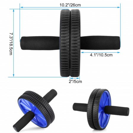 Manufacturer custom AB Wheel Roller Kit, core slider, Jump Rope and Knee Pad for Home Exercise