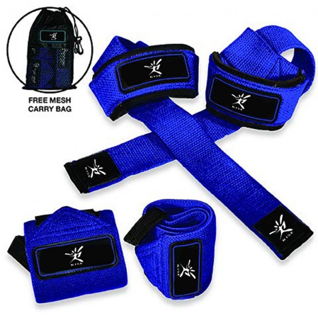 Premium Wrist Wraps Lifting Straps with Carry Bag Professional Grade Heavy Duty Hand and Wrist Support Weightlifting