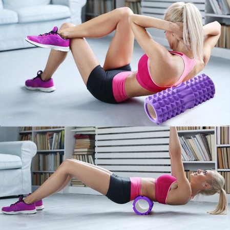 OEM Customize deep Muscle Massage set of Yoga Foam Roller ,a Massage Stick and a TPE Massage Ball