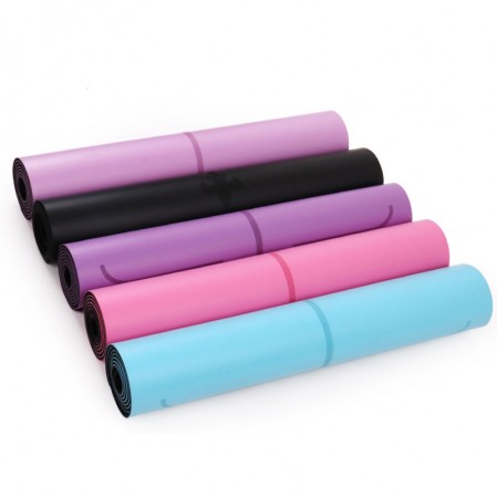 Eco Friendly Non Slip Custom Printed Natural PU Yoga Mat Training Mat