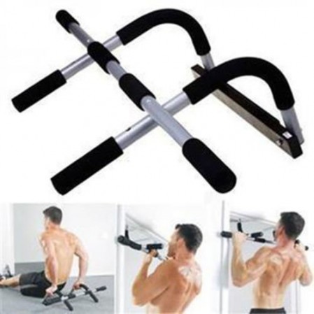 Total upper body workout push up bar chin up bar heavy duty doorway trainer for home gym