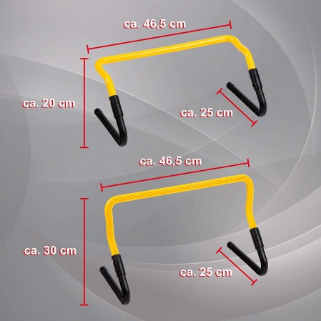 Adjustable height Training Ladders hurdles