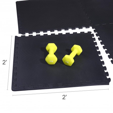 Exercise  EVA Foam Mat with  Interlocking Tiles