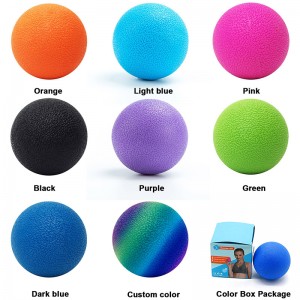 TPE Fitness Ball Peanut Body Massage Ball Lacross Ball