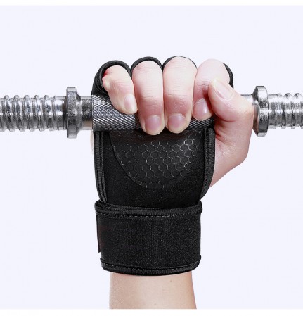 Weightlifting gloves for fitness with  Wrist Support & Full Palm Protection