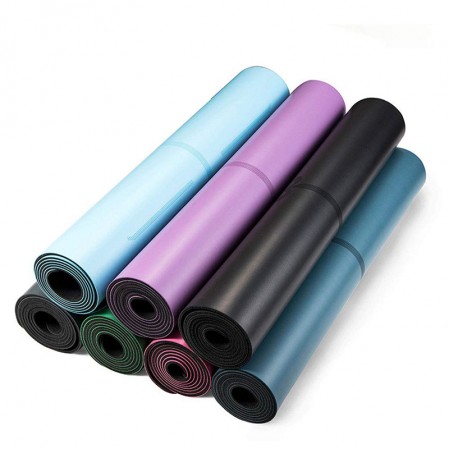 Eco Friendly Non Slip Custom Printed Natural PU Yoga Mat Training Mat