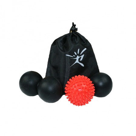 Lacrosse ball spiky ball massage ball set